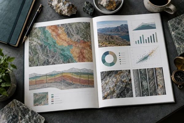 Project assessment report with geology maps and sections